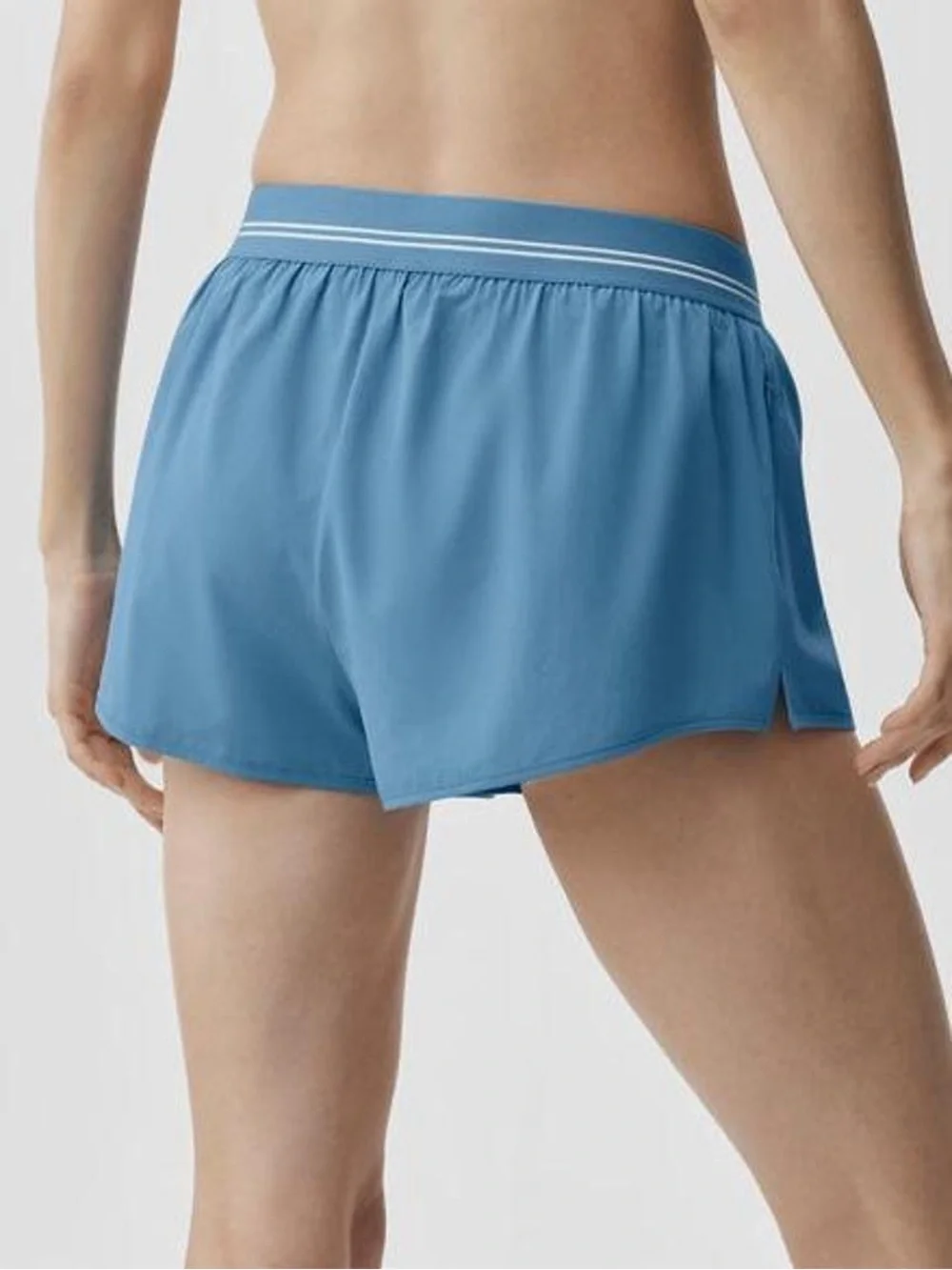 ALO Yoga Full Stride Micro Running Short in California Blue. *NWT*